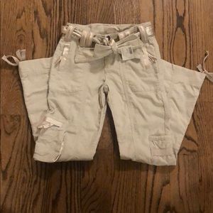 Girls corduroy cargo pants